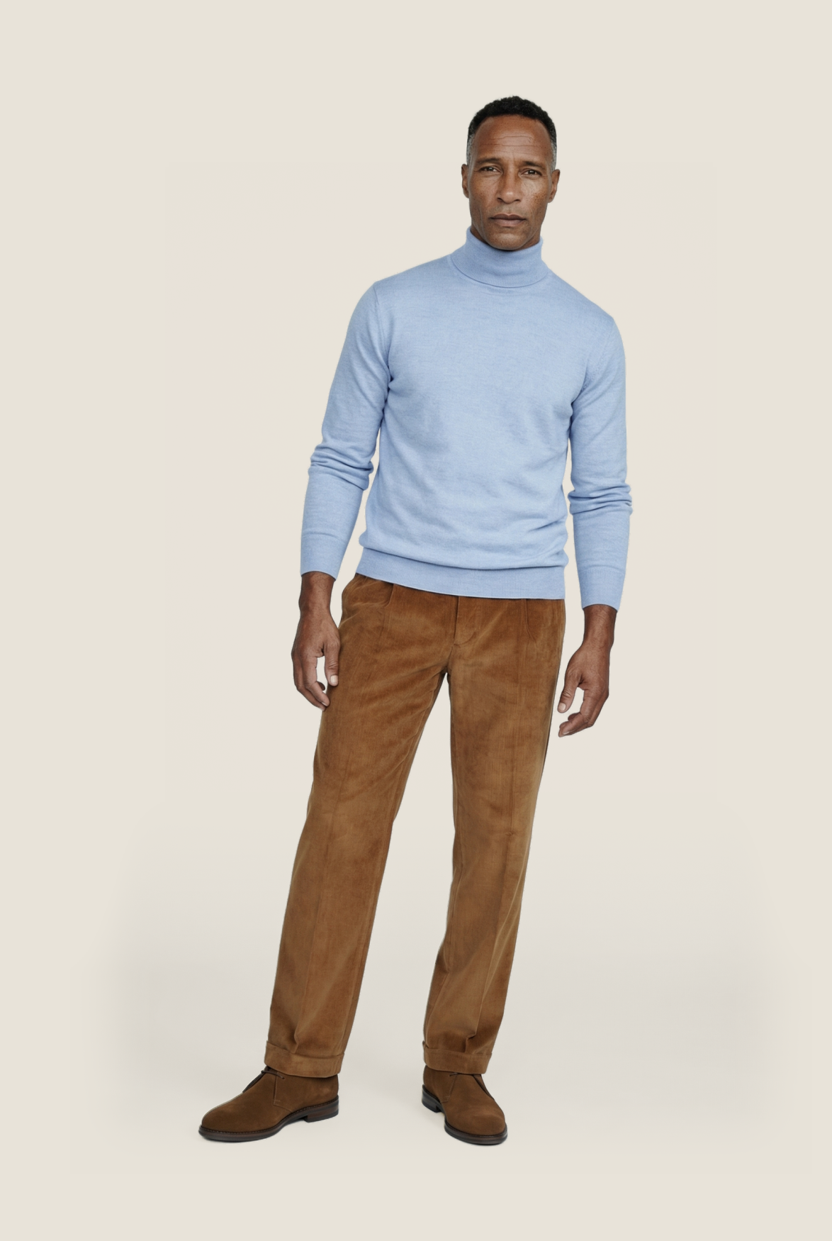 Turtleneck Merino wool | Light Blue